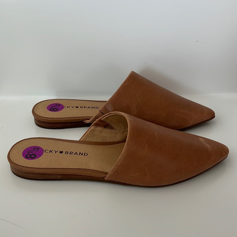 Lucky Brand Women's Tan Mules